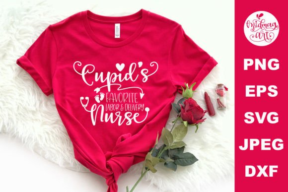Cupid’s L&D Nurse Graphics for T-Shirt Designs
