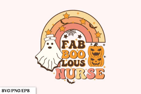 Fab Boo Lous Nurse SVG: Graphics for T-Shirt Designs