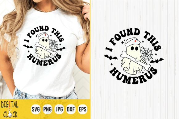 Humerus Halloween Nurse Graphics for T-Shirt Designs
