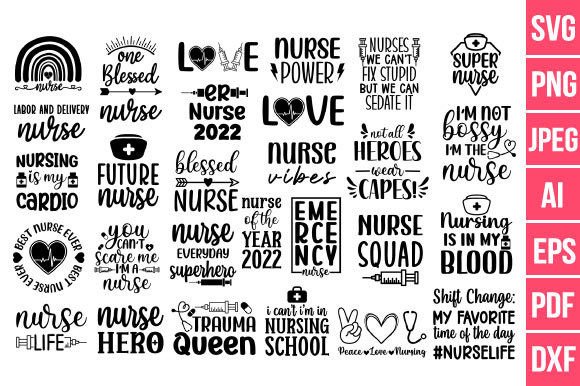 Nurse Svg Bundle: Graphics and Illustrations Review