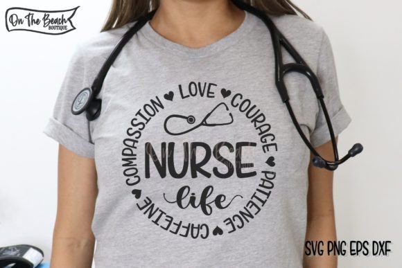 Nurse SVG Cutting PNG Sublimation for Graphics
