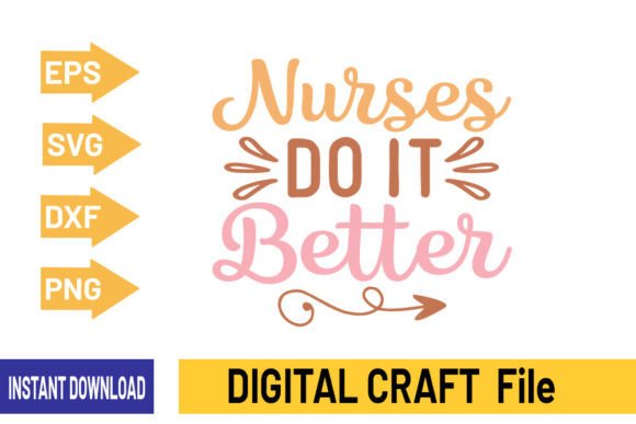 Nurse SVG Design for T-Shirt Designs & Graphics