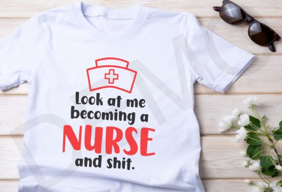 Nursing Student SVG: Graphics for T-Shirt Designs