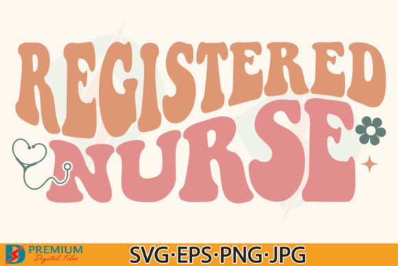Retro Nurse Graphics for T-Shirt Designs