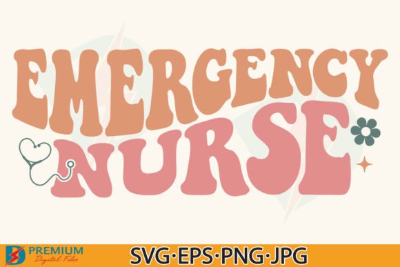 Retro Nurse Graphics for T-Shirt Designs