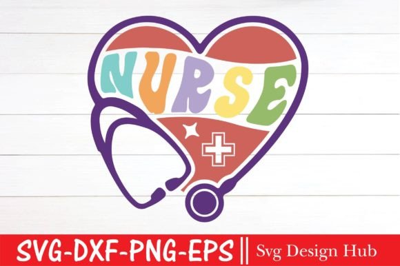 Retro Nurse Graphics for T-Shirt Designs