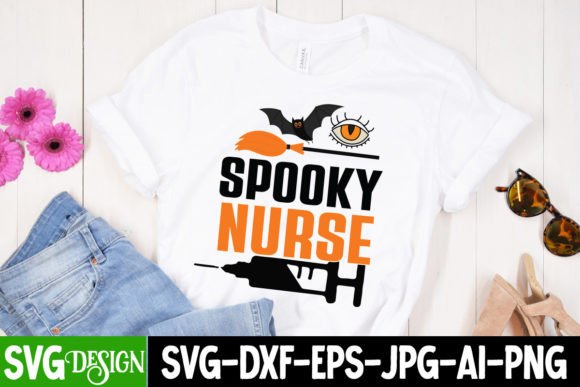 Spooky Nurse SVG: Graphics for T-Shirt Designs
