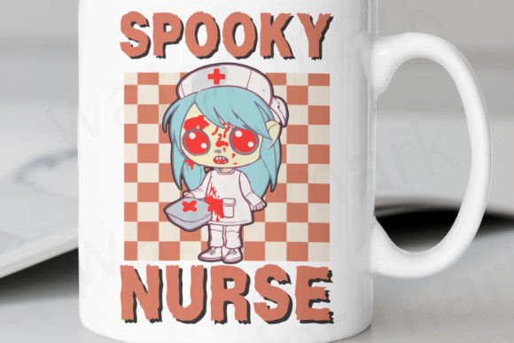 Spooky Nurse SVG & PNG: Graphics for T-Shirt Designs