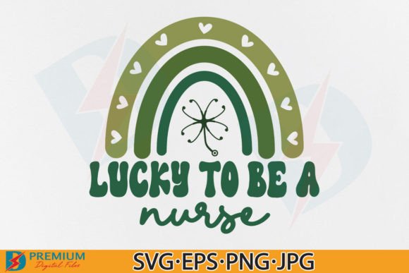 St Patrick’s Day Nurse SVG: Graphics for T-Shirt Designs